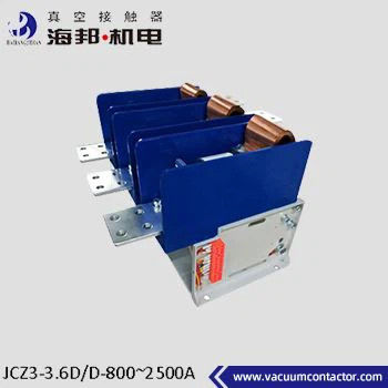 3.6kV 3 Phase Vacuum Contactor Medium Voltage For AC 50 - 60Hz Power Systems