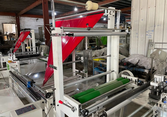 High Speed Fully Automatic Side Seal Bag Making Machine 22kw With 5HP Air Compressor